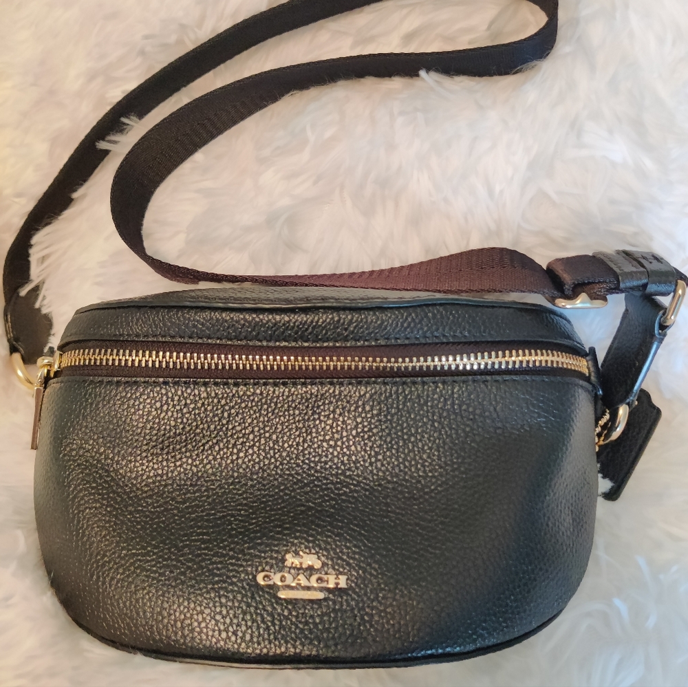Coach Pebble Fanny Waist Belt Bag